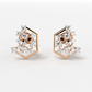 Bloom Hexa Diamond Studs