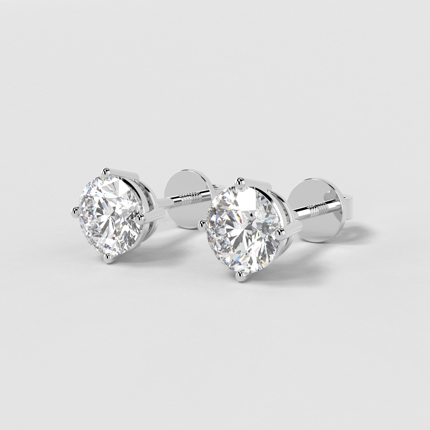 0.75 CT Classic Solitaire Studs