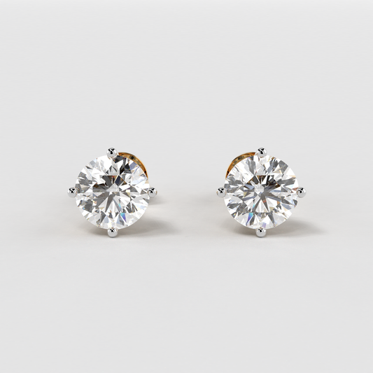 0.75 CT Classic Solitaire Studs