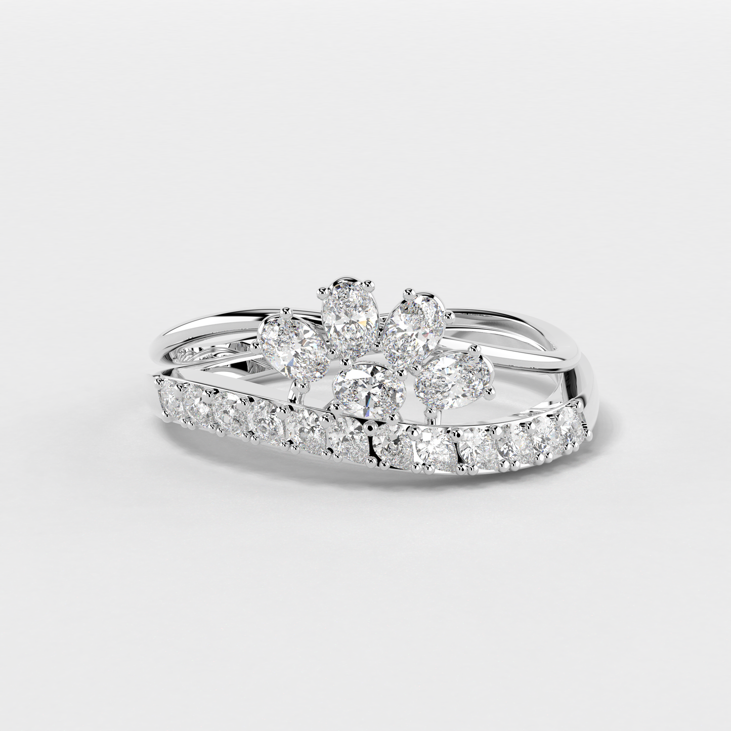 Crown Jewel Harmony Ring