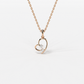 Entwined Hearts Diamond Pendant