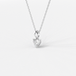 Heart's Apex Solitaire Pendant