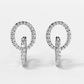 Twinkling Duet Huggie Earrings