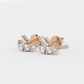 Triad Diamond Earring