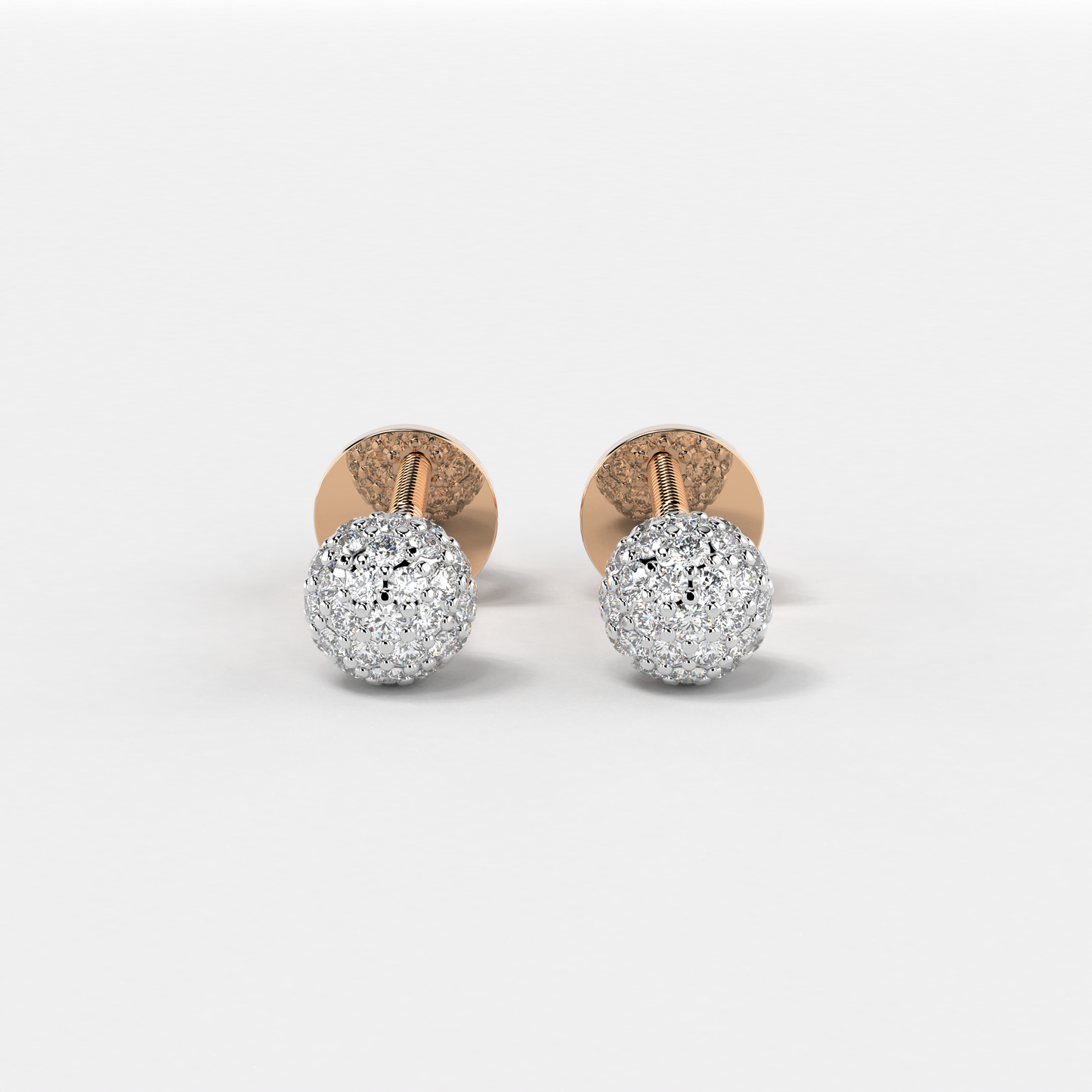 Glimmering Diamond Studs