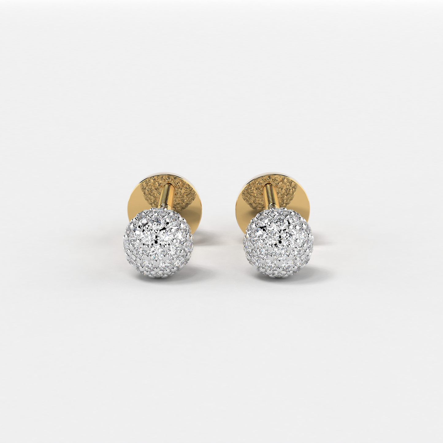 Glimmering Diamond Studs