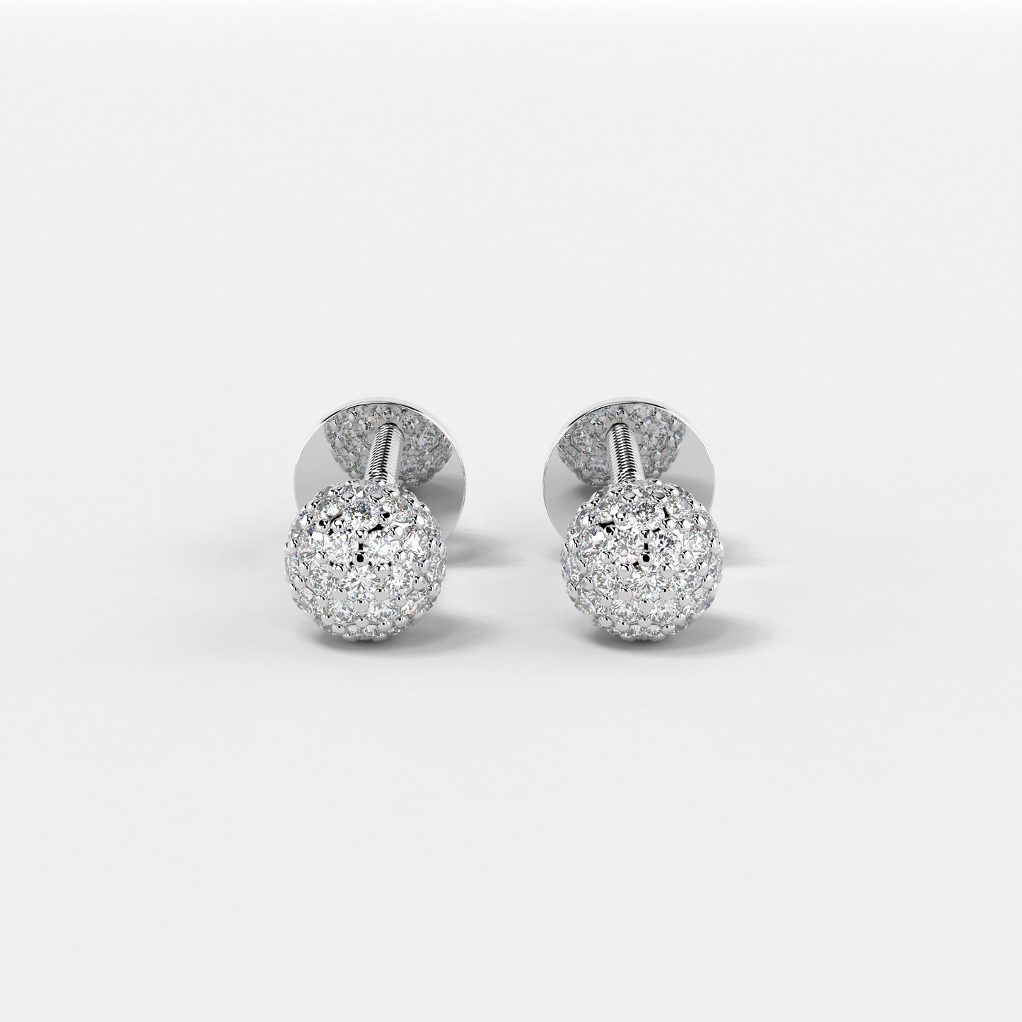 Glimmering Diamond Studs