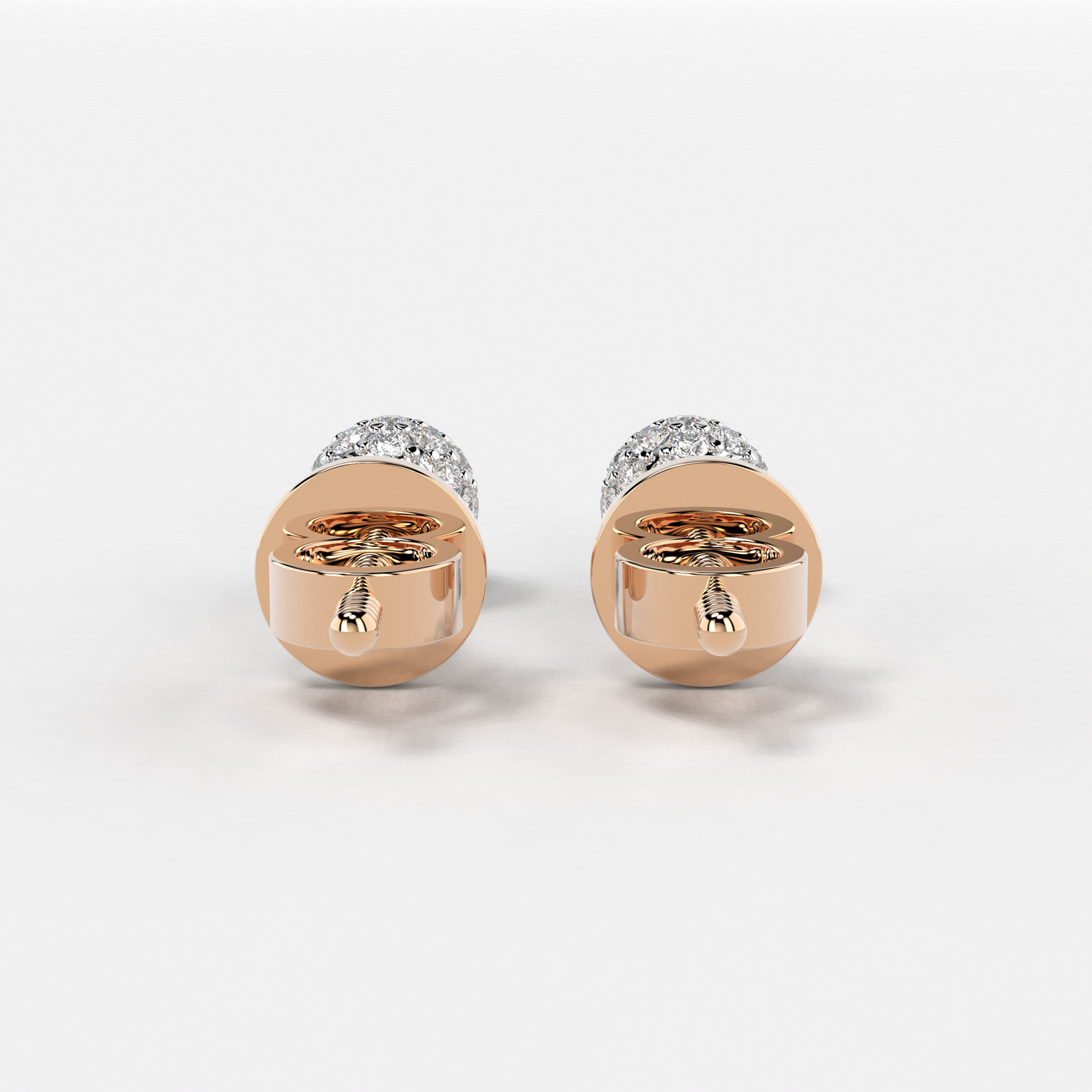 Glimmering Diamond Studs