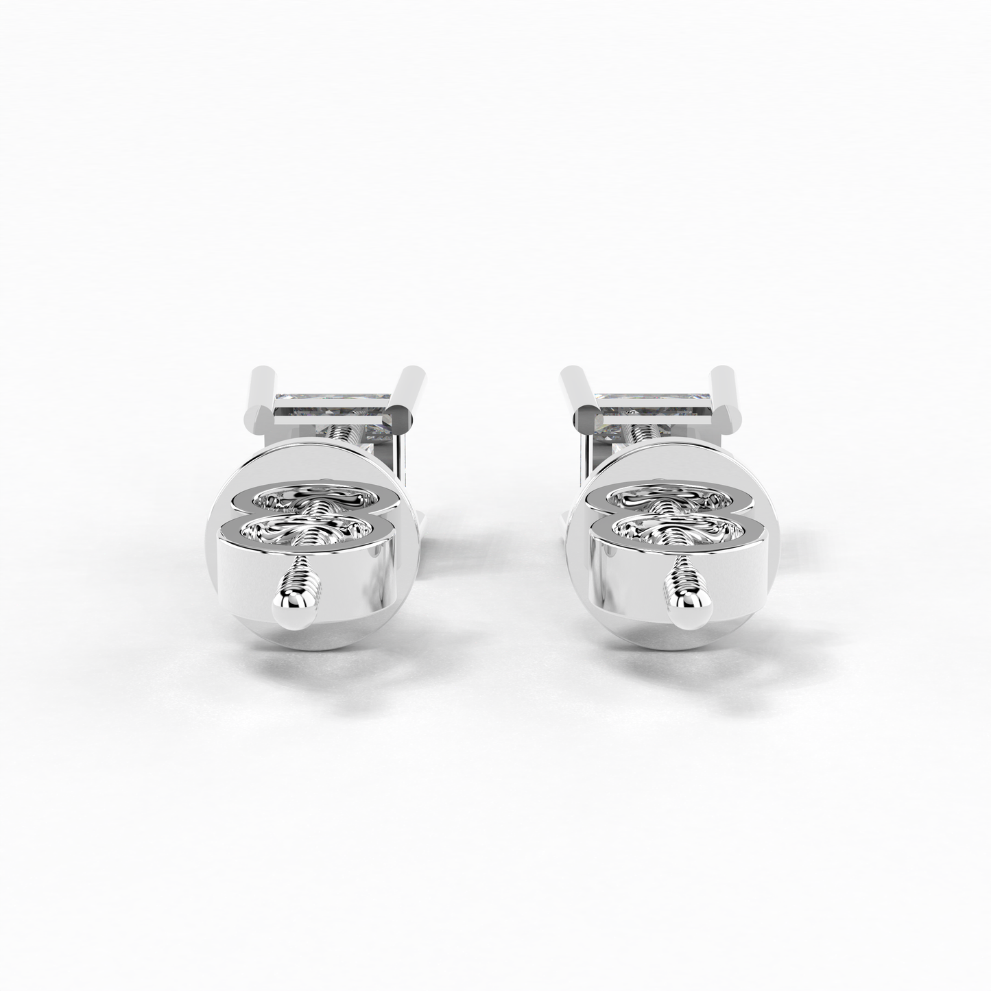 Classic Princess Diamond Studs