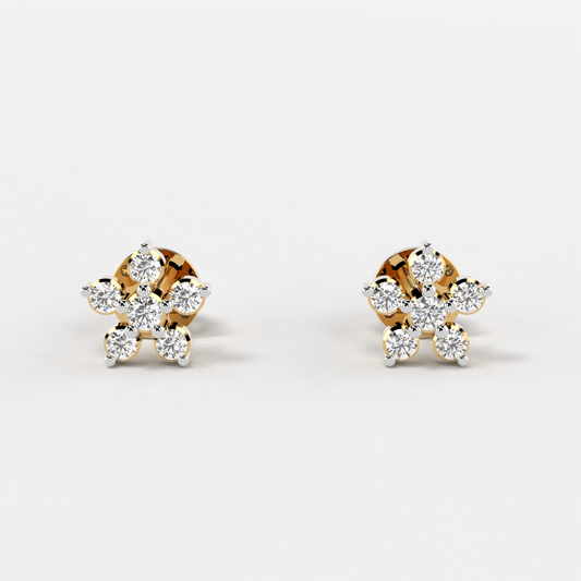 Starburst Diamond Earrings