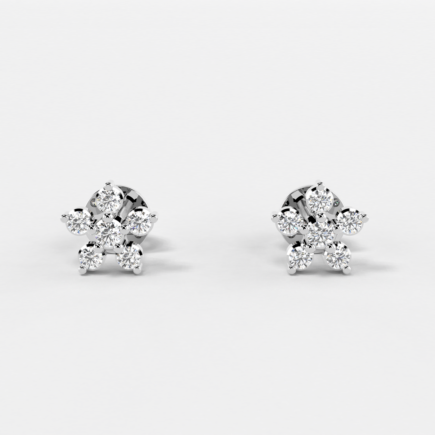 Starburst Diamond Earrings