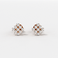 Glimmering Cluster Earrings