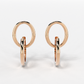 Twinkling Duet Huggie Earrings