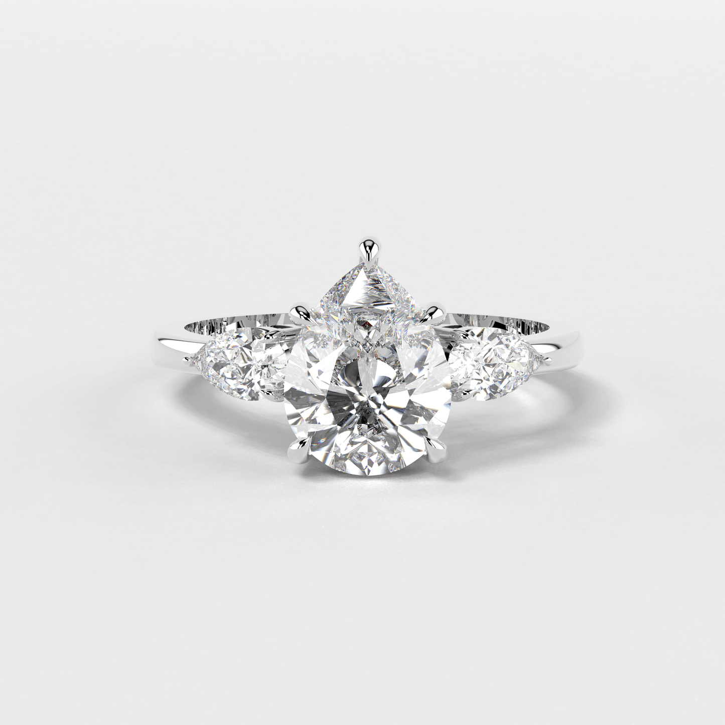 Pear-fect Trio Ring