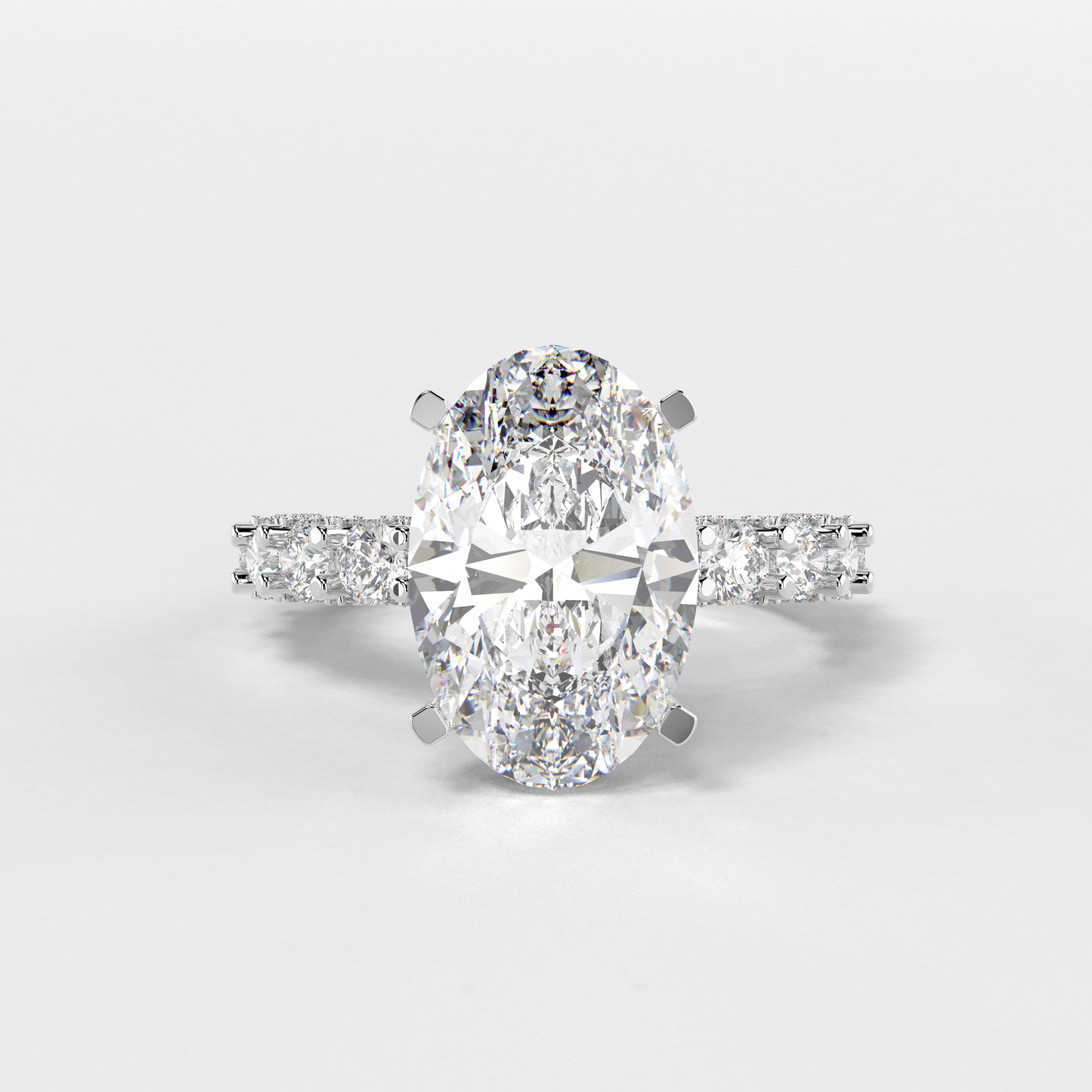 Oval Opulence Diamond Ring