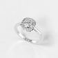 Cushion Cut Halo Diamond Ring