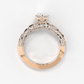 Pear Solitaire Symphony Ring