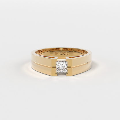 Single Princess Diamond Ring