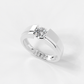 Modern Contender Solitaire Ring