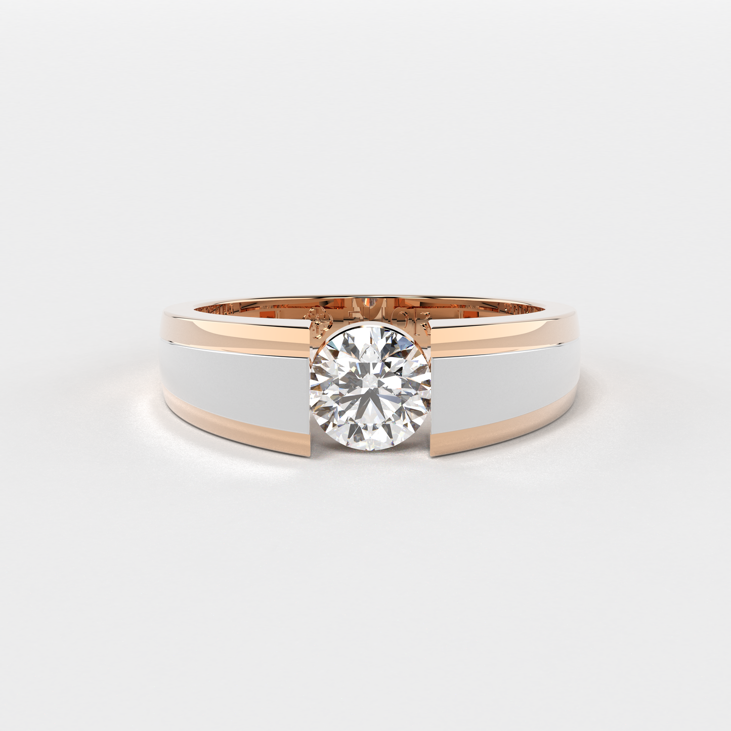 Modern Contender Solitaire Ring