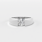 Modern Contender Solitaire Ring