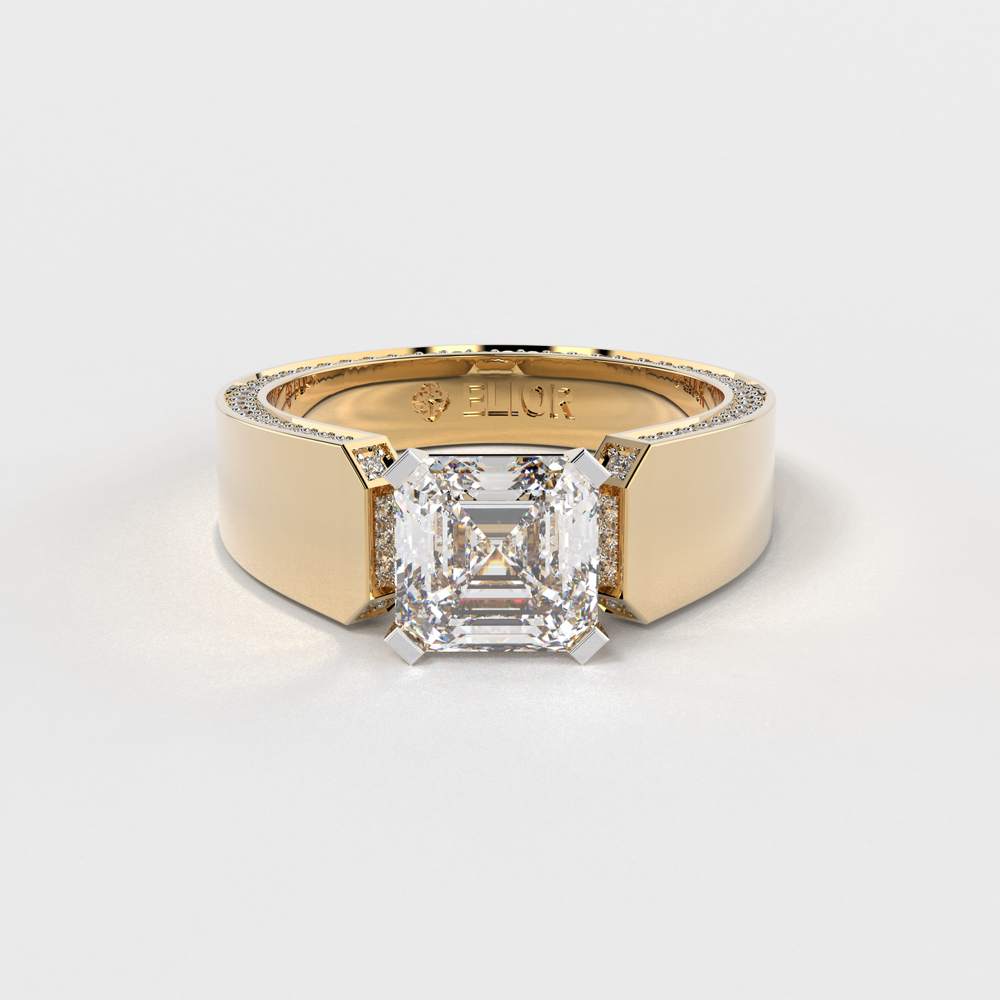 Asscher Brilliance Ring