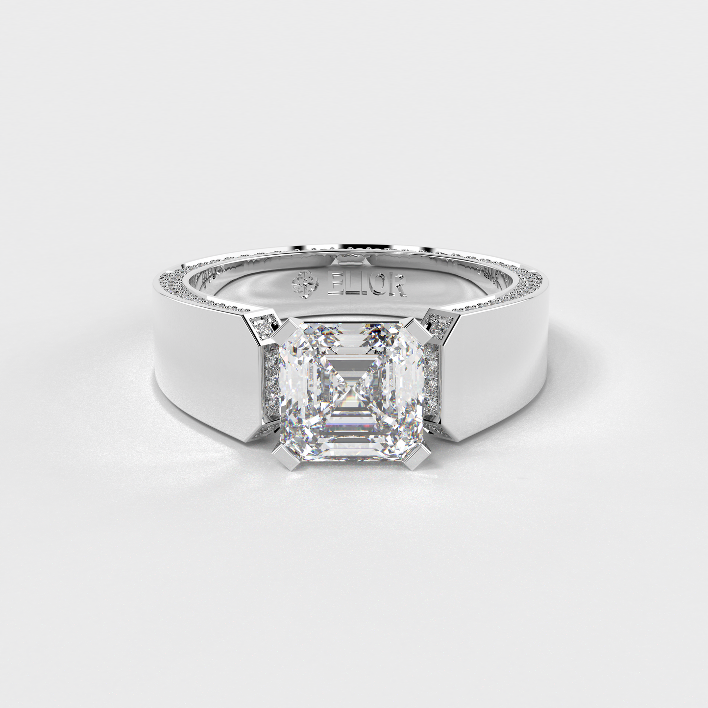 Asscher Brilliance Ring