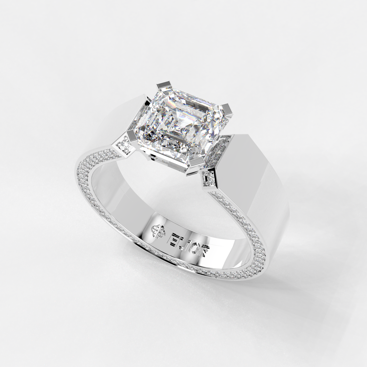 Asscher Brilliance Ring