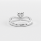 Sweetheart Solitaire Diamond Ring