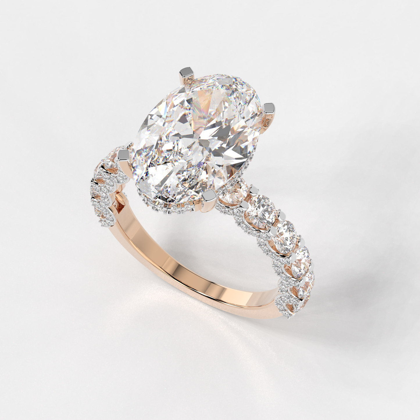 Oval Opulence Diamond Ring