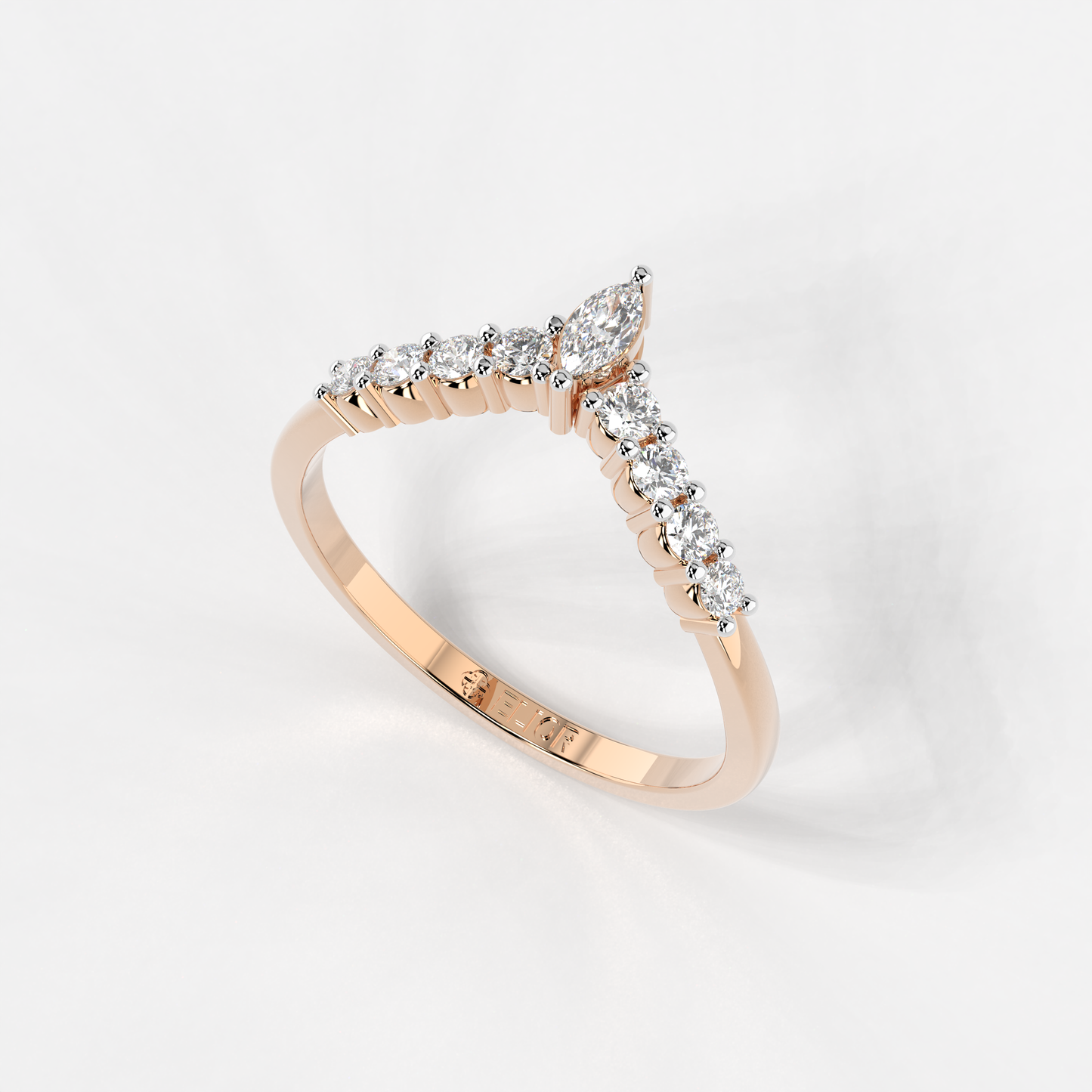 Marquise Crown Ring