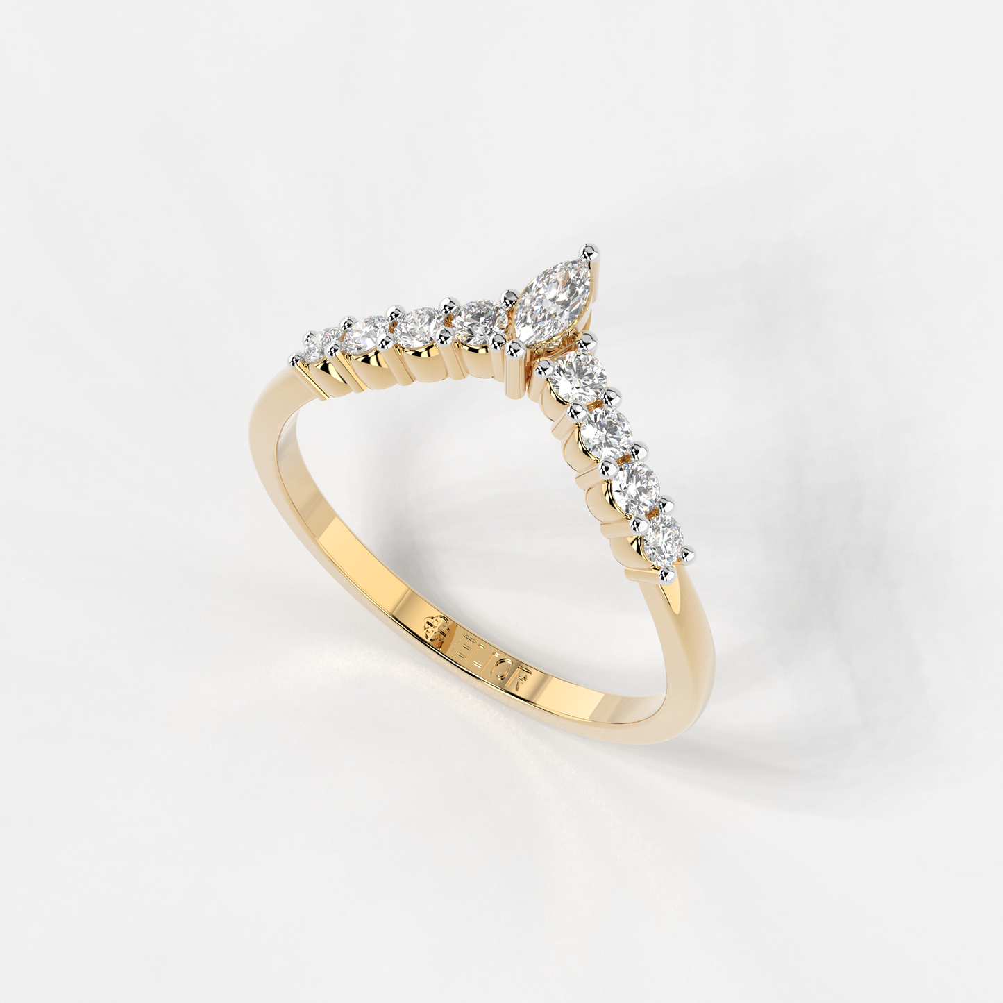 Marquise Crown Ring