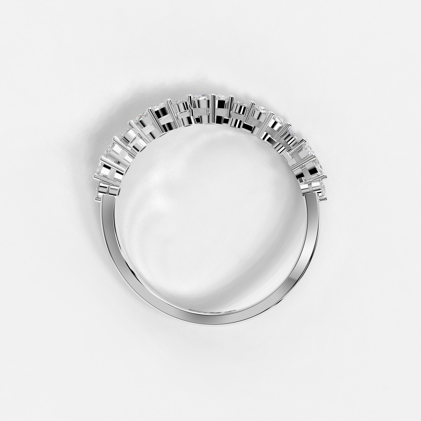 Roseate Wave Ring