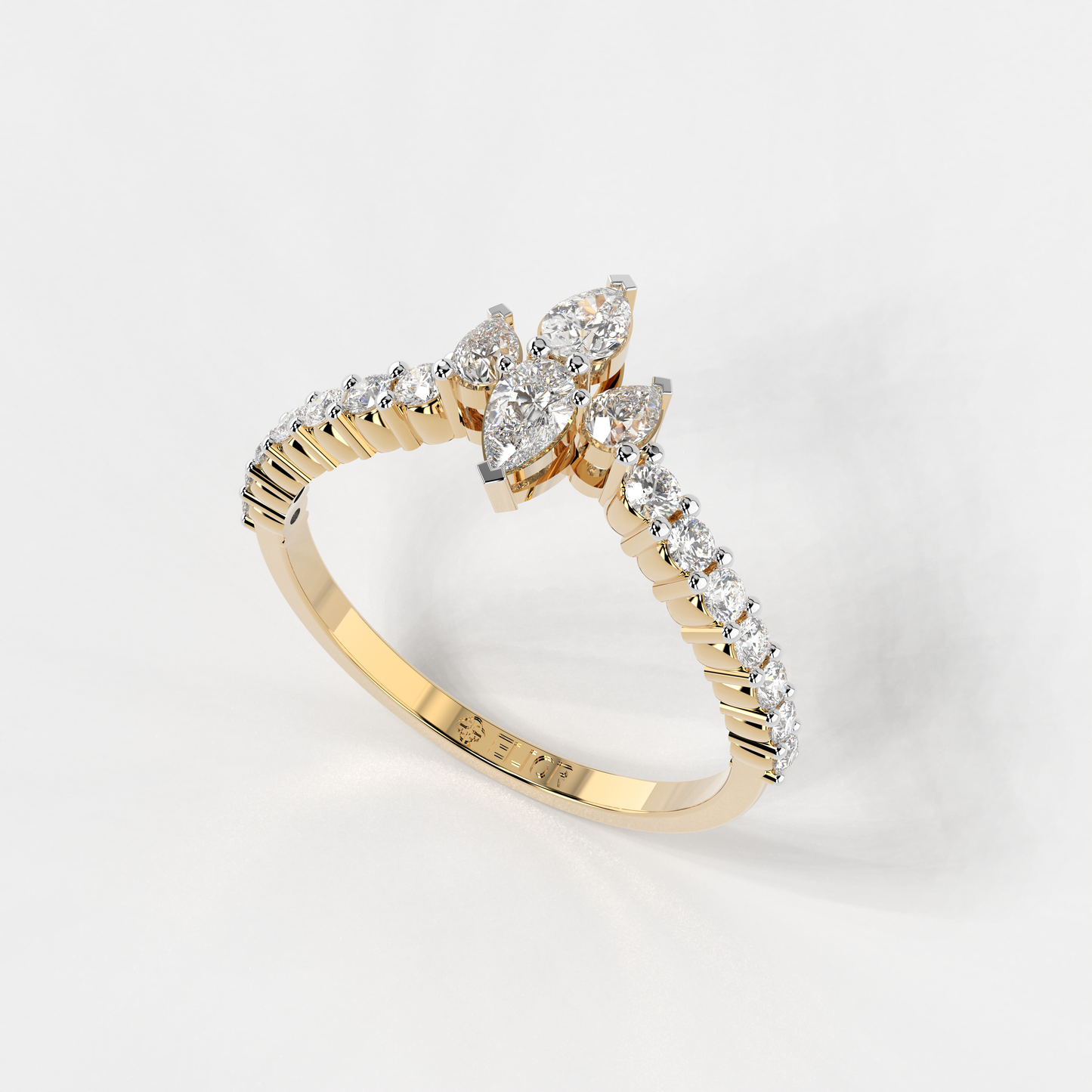 Spectacle Marquise Ring