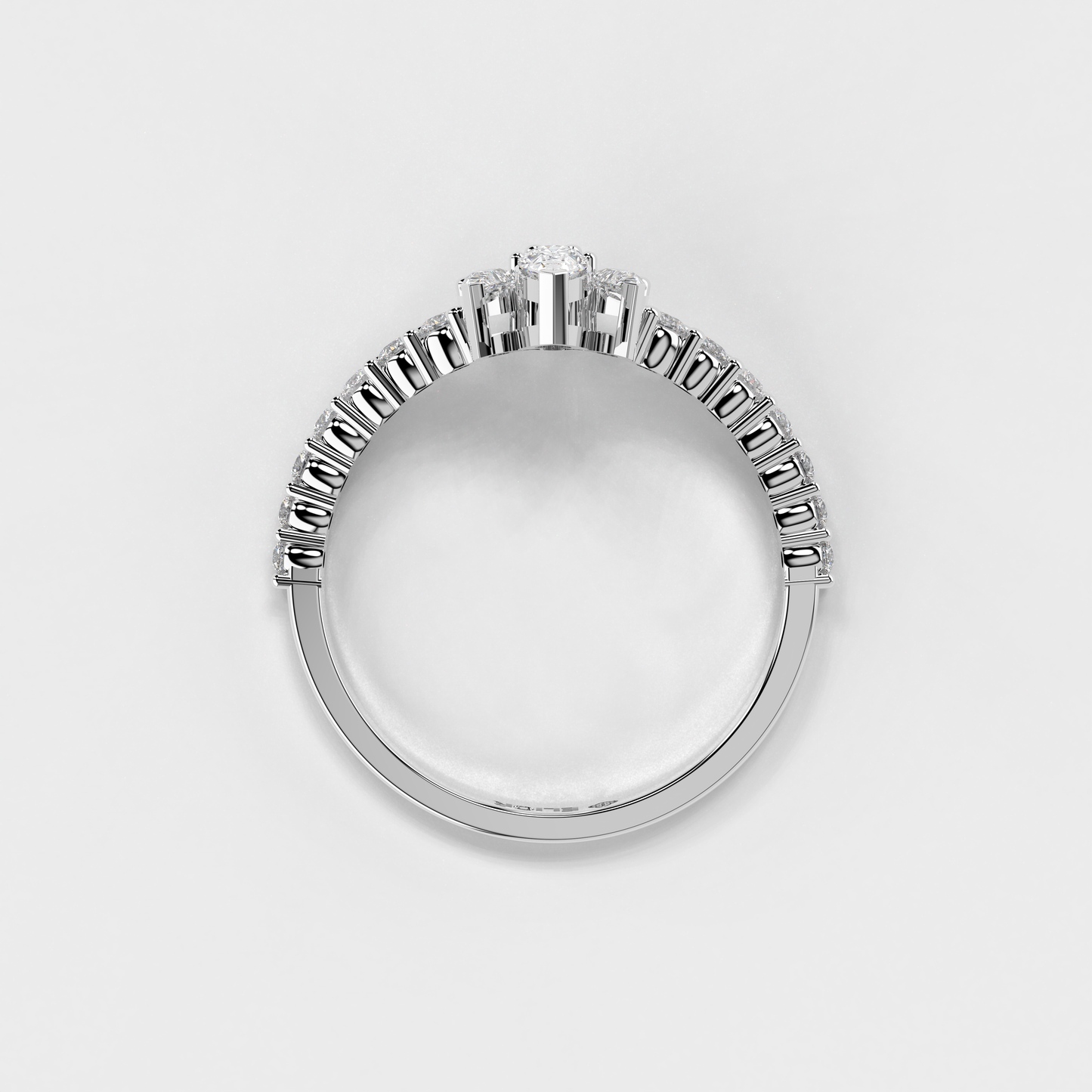 Spectacle Marquise Ring