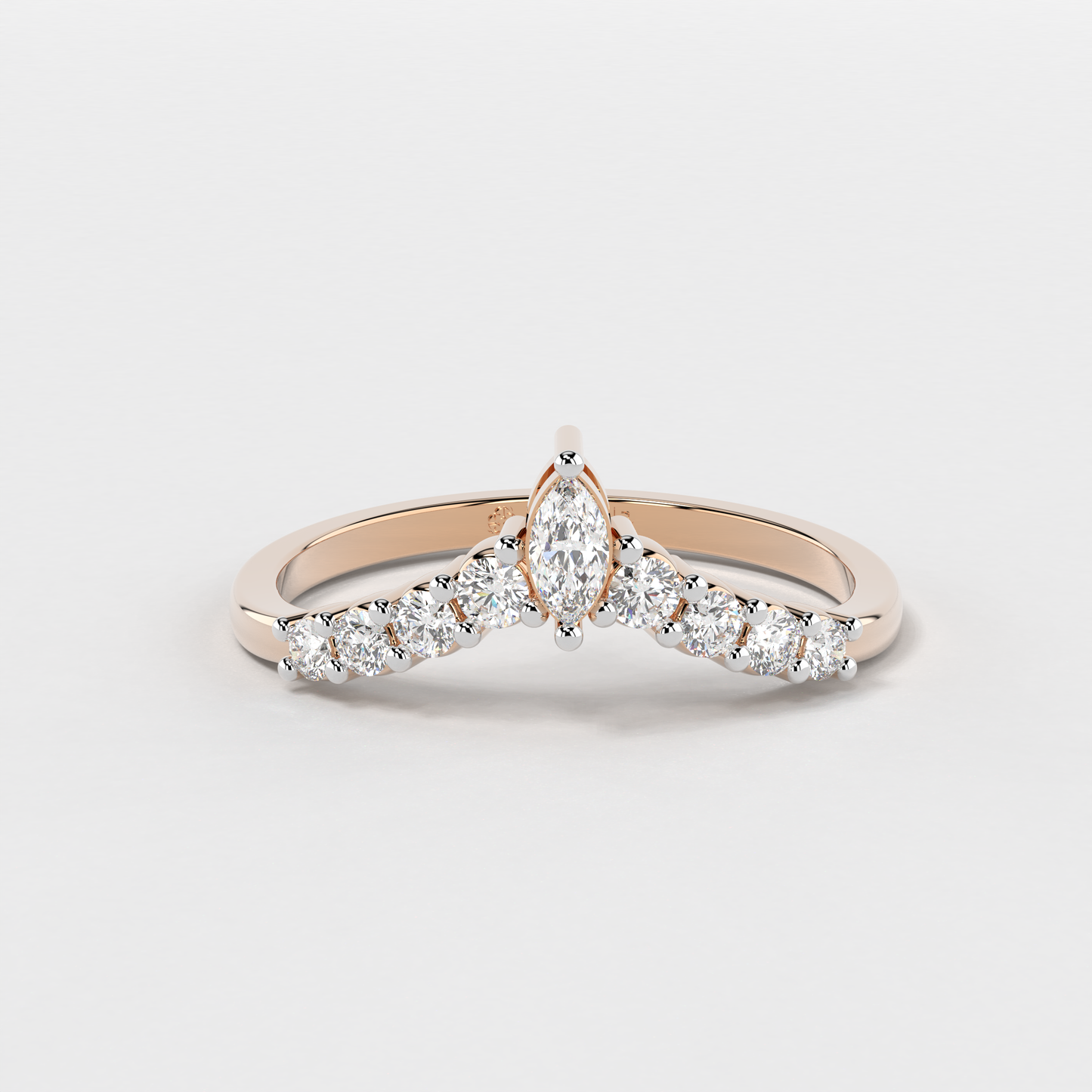 Marquise Crown Ring