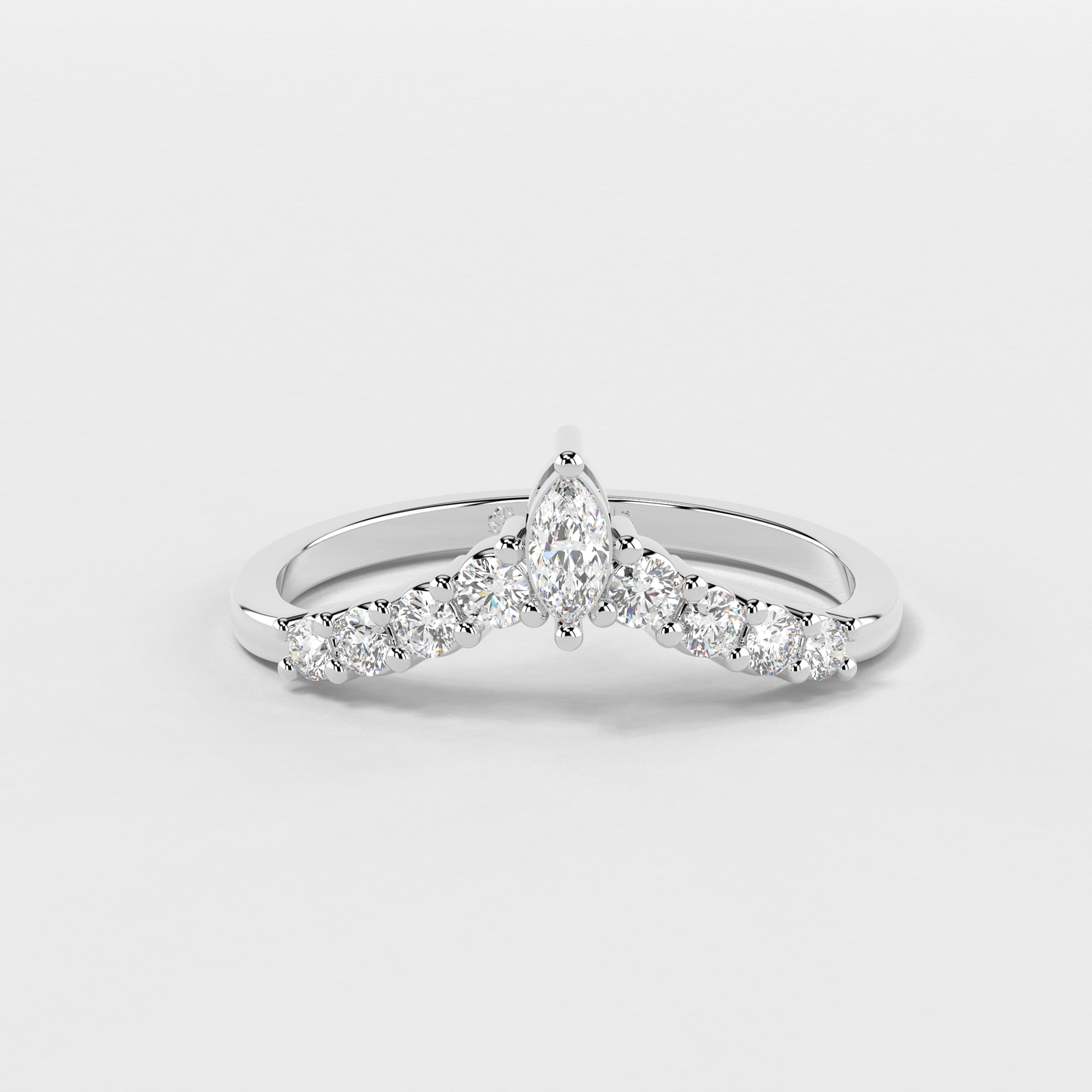 Marquise Crown Ring