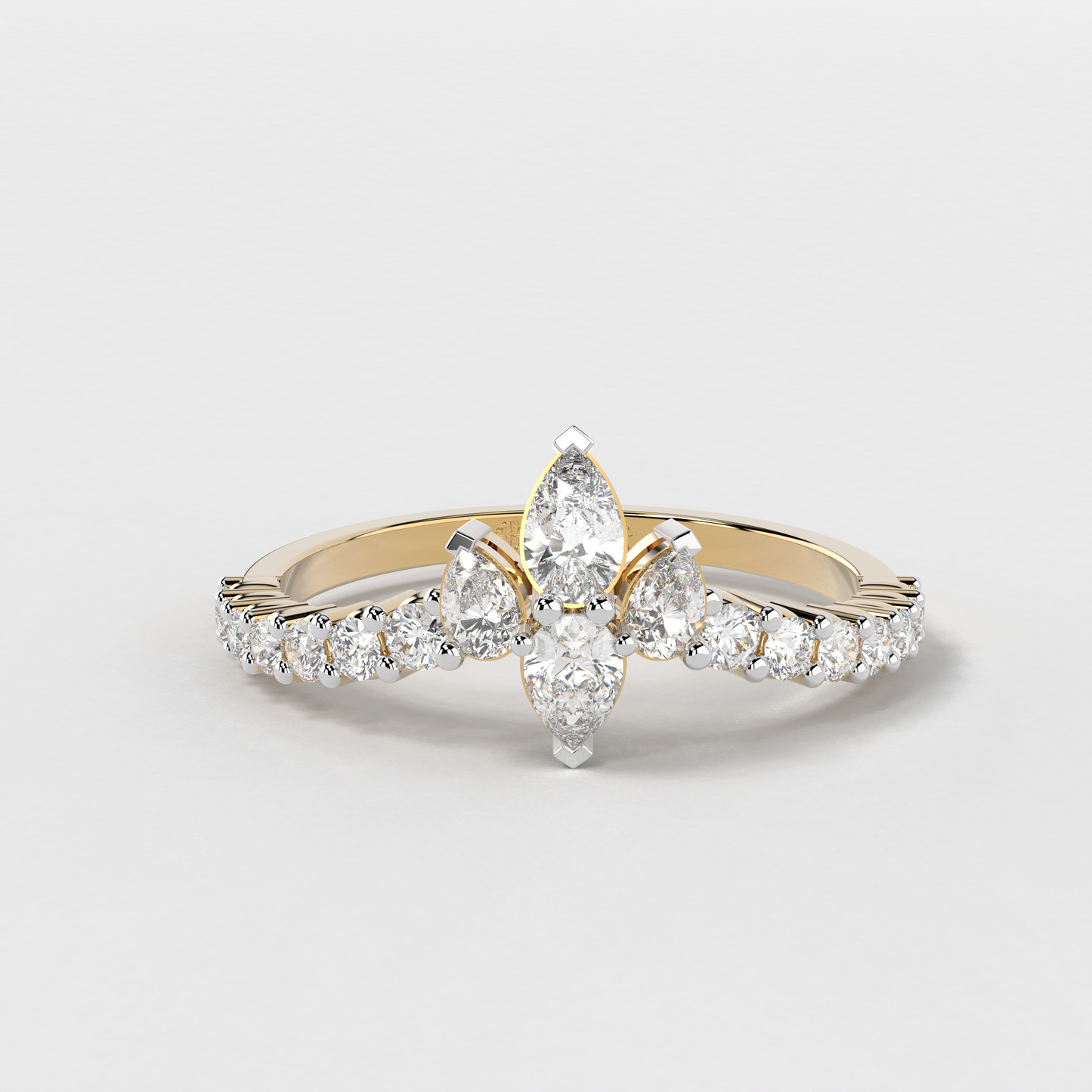 Spectacle Marquise Ring