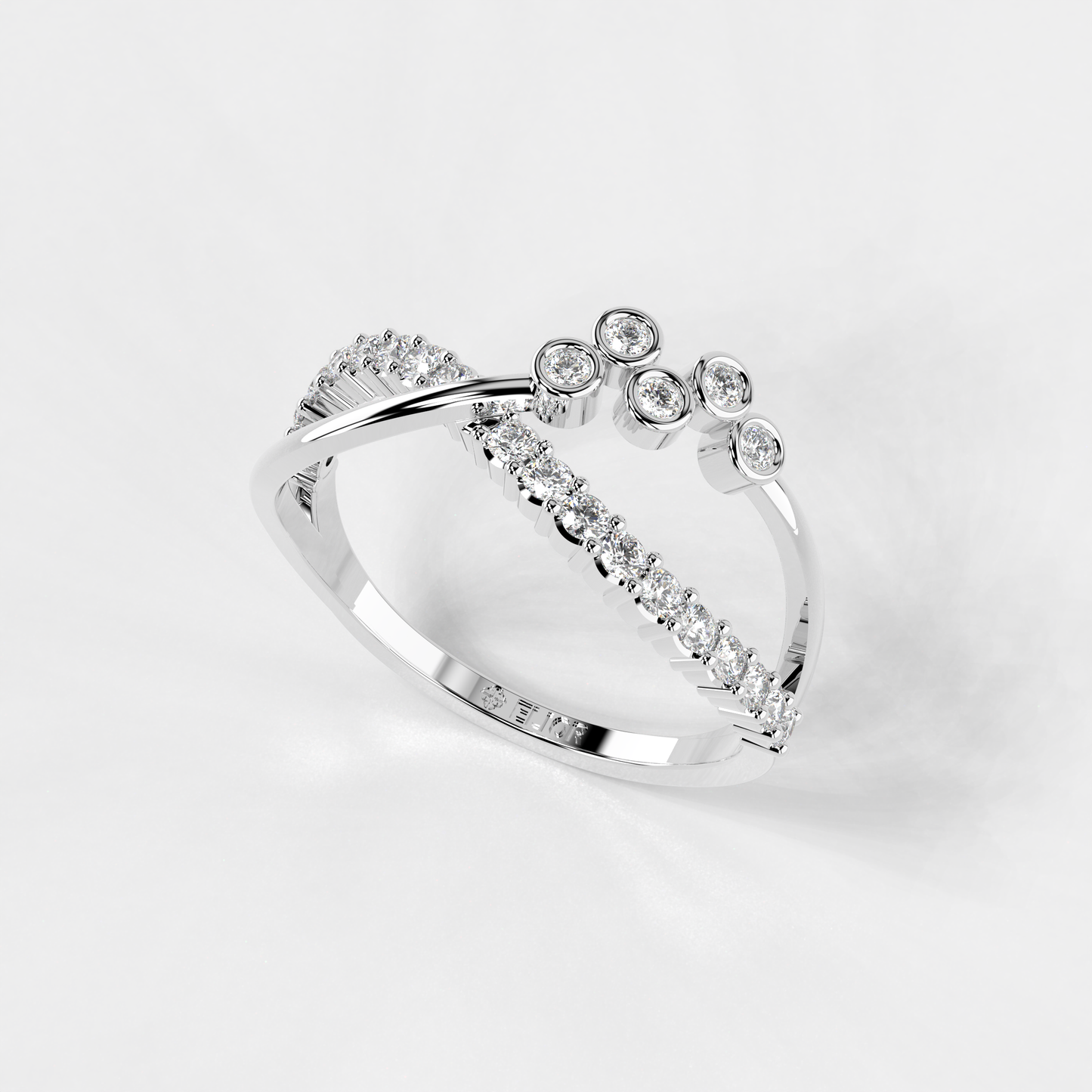 Spiral Radiance Ring