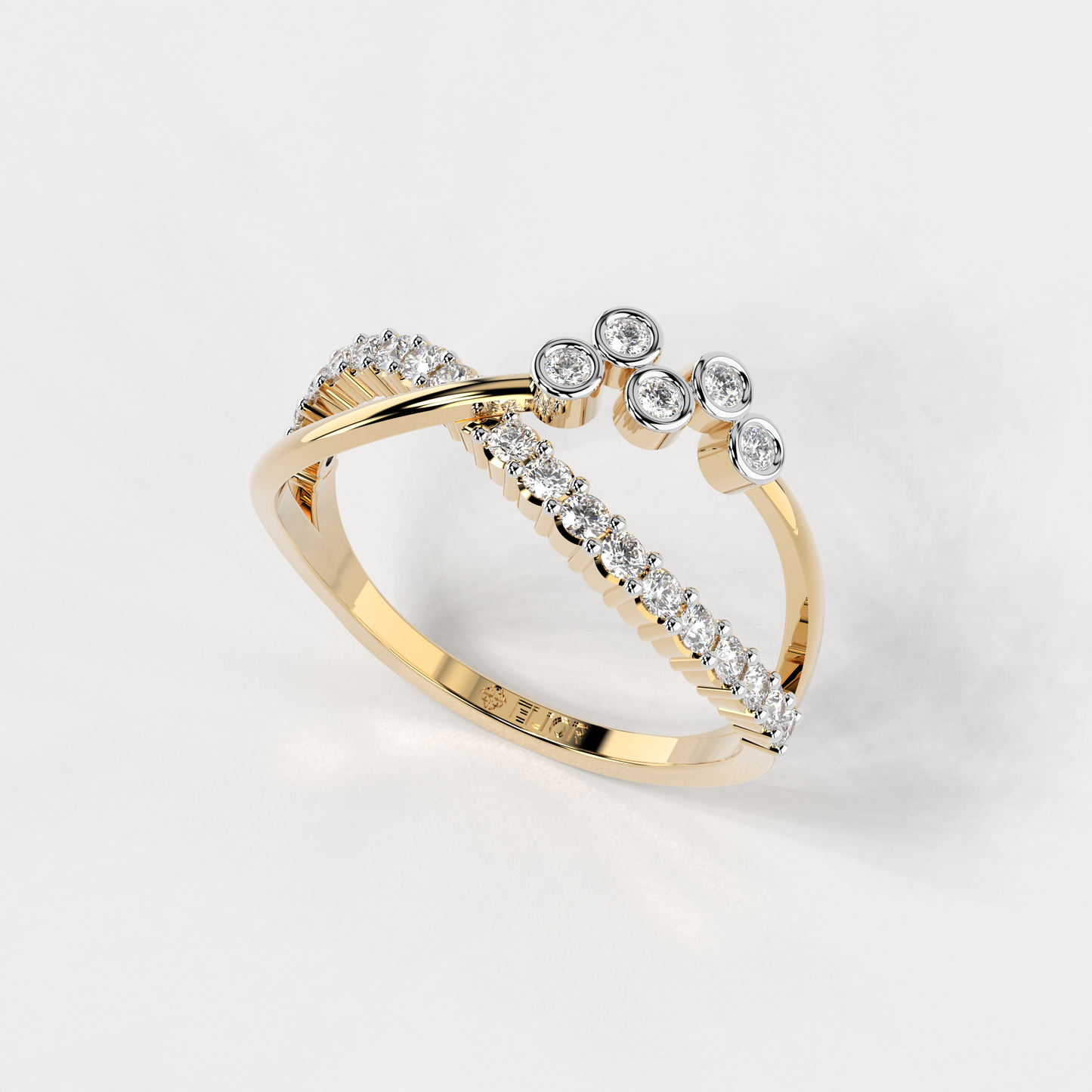 Spiral Radiance Ring